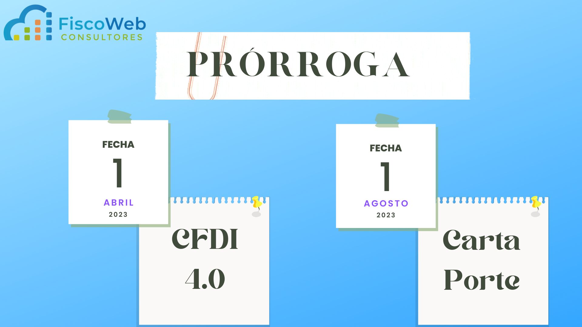 prorroga cfdi